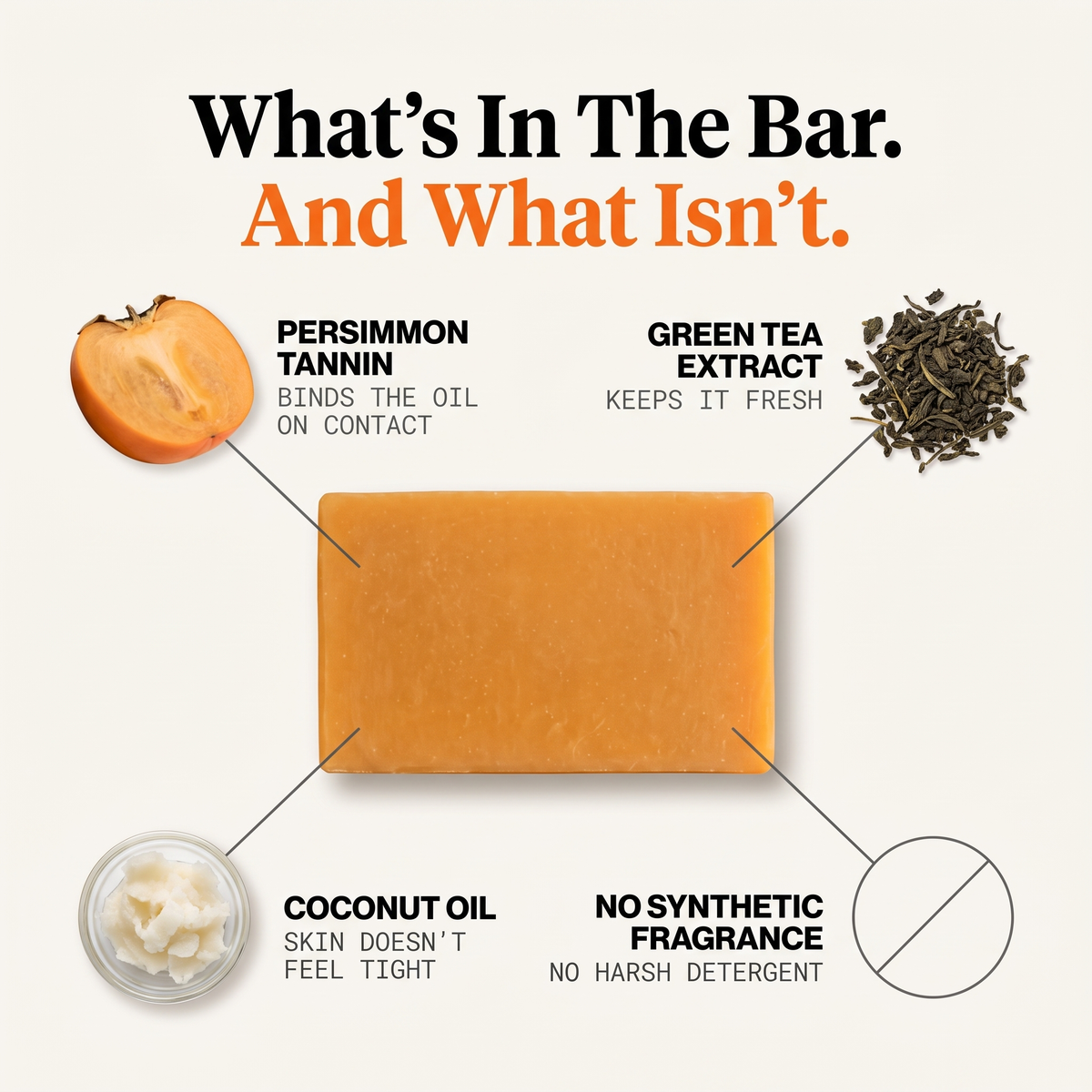 Deodorizing Persimmon Soap