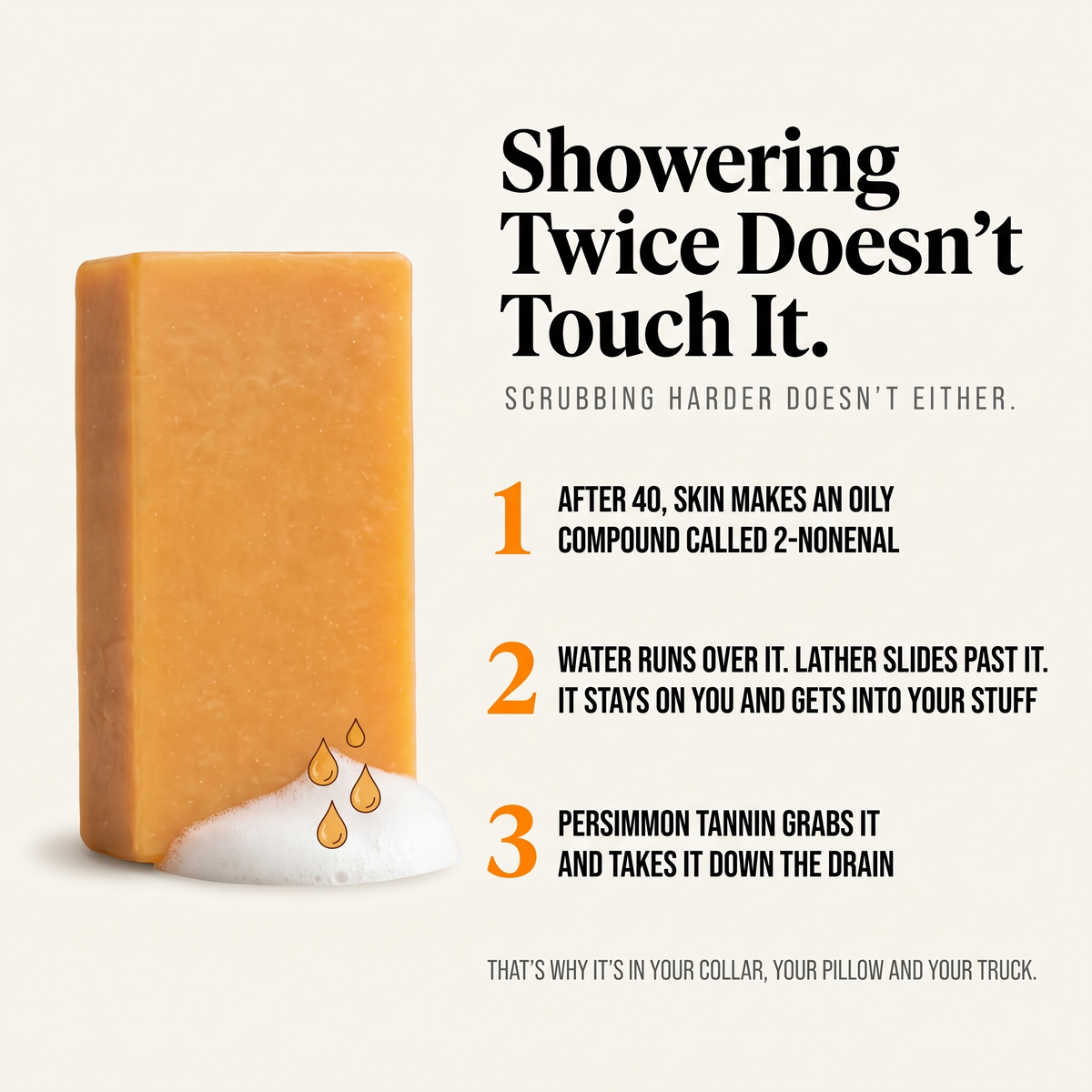 Deodorizing Persimmon Soap